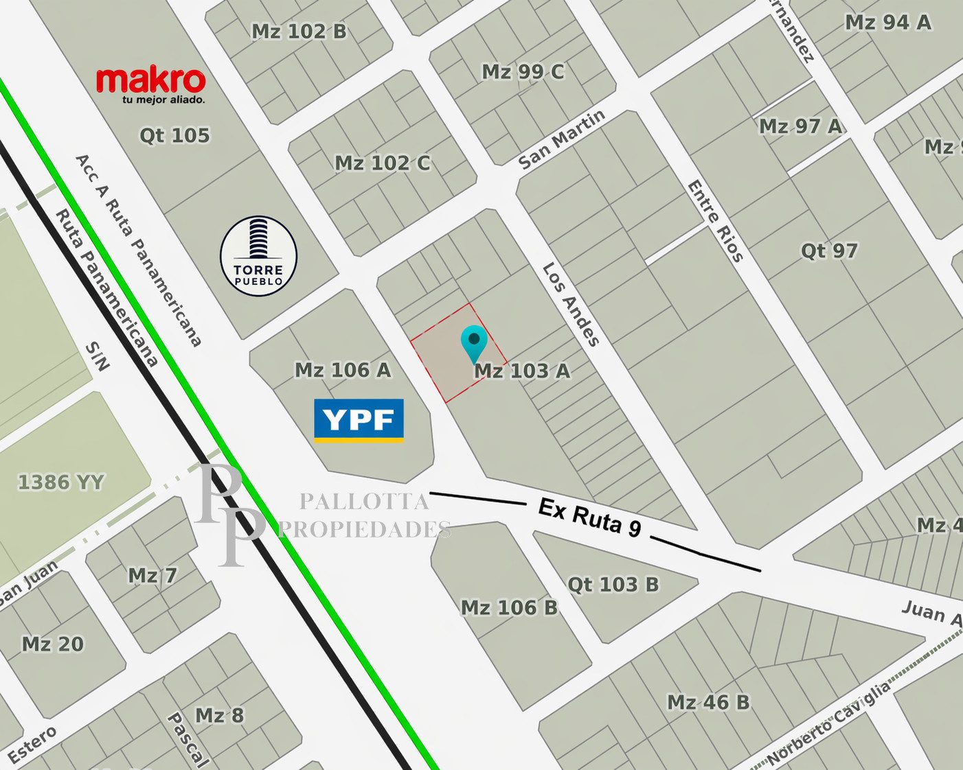 Plano de la propiedad