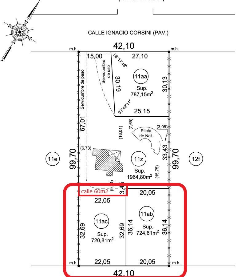 Plano de la propiedad