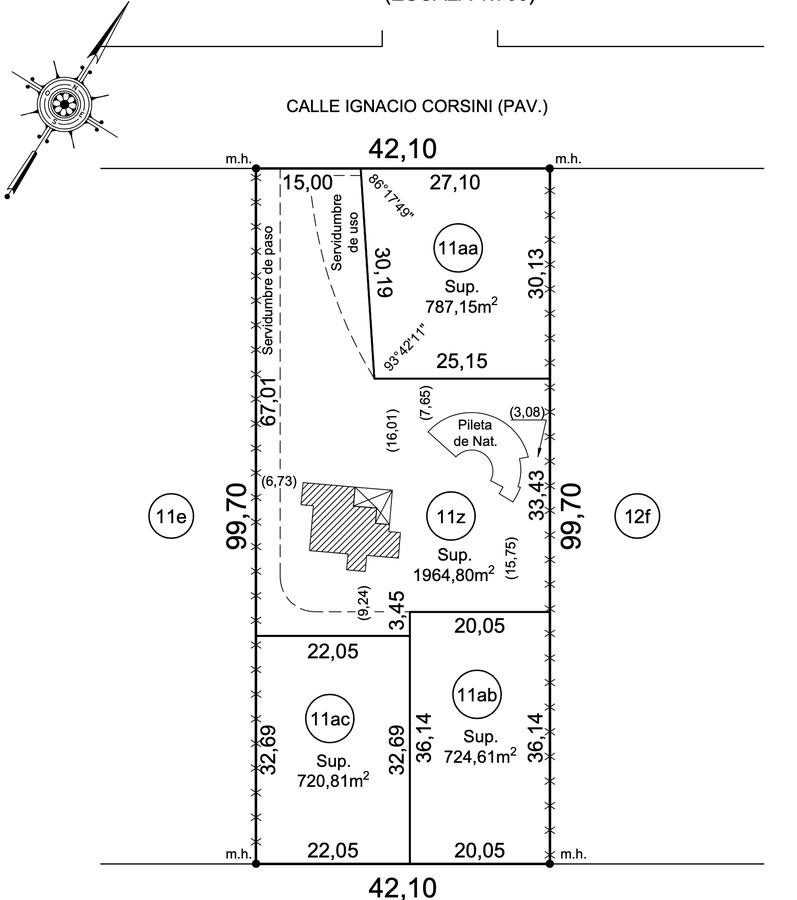 Plano de la propiedad